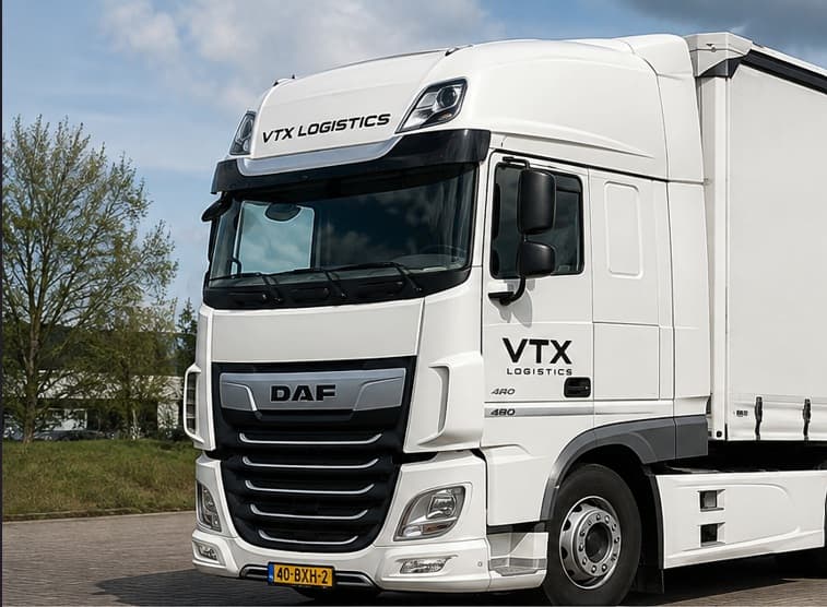 VTX Logistics DAF truck
